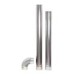 Rookgas Afvoerset Infraroodkachel Mwtools WD46IK WD56IK WD74, Niet ingevuld, Hoog rendement (Hr), Niet ingevuld, 150 cm of meer