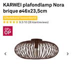 Karwei plafondlamp Nora brique 46cm bij 23.5cm, Ophalen of Verzenden