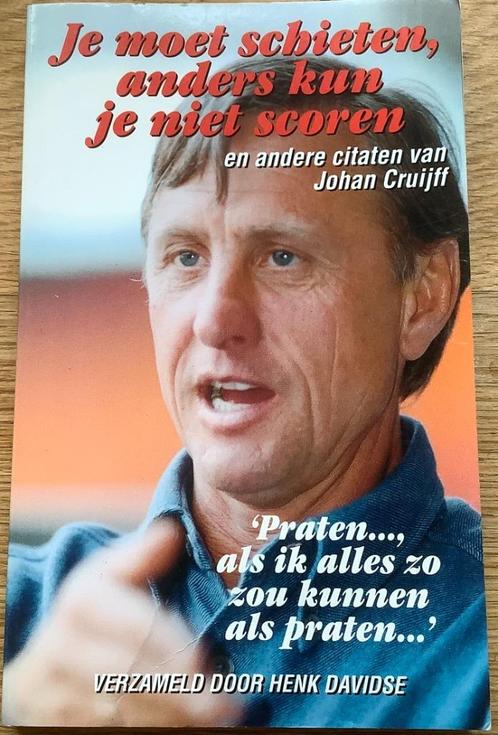 JE MOET SCHIETEN, ANDERS KUN JE NIET SCOREN., Verzamelen, Sportartikelen en Voetbal, Gebruikt, Boek of Tijdschrift, Overige binnenlandse clubs