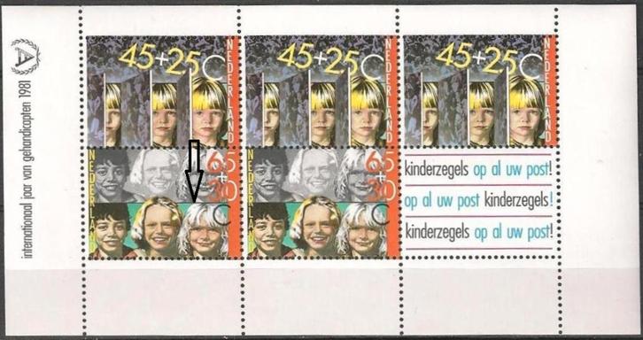 Kinder blok 1236 PM XXX. ADV. no.51 I., Postzegels en Munten, Postzegels | Nederland, Postfris, Na 1940, Verzenden