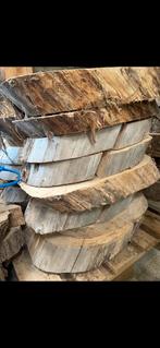 Boomstamschijf boomstam, Ophalen, Zo goed als nieuw, Hout