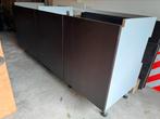 Binova keuken elementen met dubbele spoelbak, Ophalen, Gebruikt, 100 tot 150 cm, Bruin