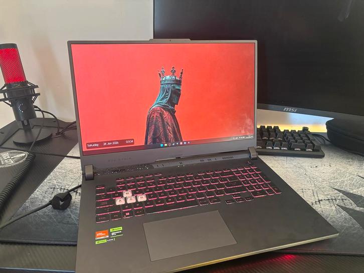 Krachtige Gaming/Werk Laptop - RTX 4060, Ryzen 9, 32GB ddr5, Computers en Software, Windows Laptops, Zo goed als nieuw, 17 inch of meer