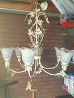 Handgemaakte Italiaanse kroonluchter incl.2x schemelamp, Huis en Inrichting, Lampen | Kroonluchters, Ophalen of Verzenden, Zo goed als nieuw