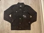 Zara dames zwarte denim spijker jack jas back print mt S, Kleding | Dames, Ophalen of Verzenden, Zo goed als nieuw, Maat 36 (S)