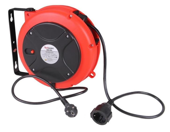Kabelhaspel automatisch 230V 10m, Auto diversen, Overige Auto diversen, Verzenden