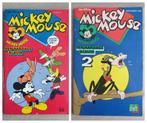 Mickey Mouse 50 jaar. Verjaardagsalbum 1 + 2. Dreft., Boeken, Meerdere stripboeken, Verzenden, Gelezen