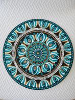 Mandala schilderij 30 cm acrylverf dot art, Ophalen of Verzenden, Nieuw