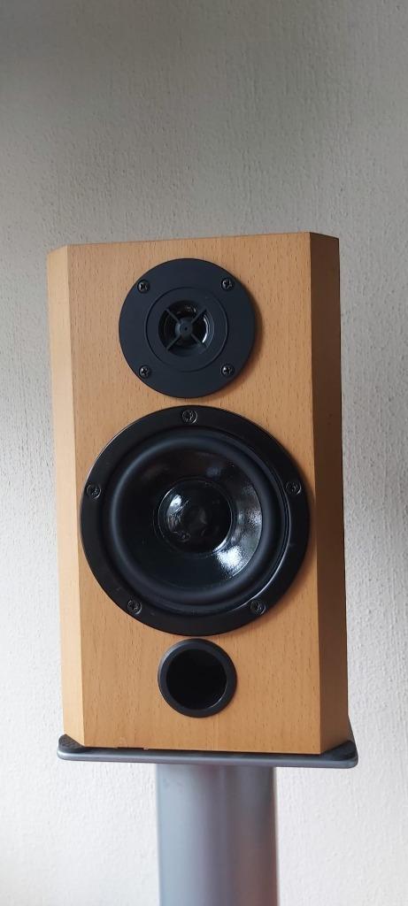 Visaton Satelliet, Audio, Tv en Foto, Luidsprekers, Gebruikt, Front, Rear of Stereo speakers, 60 tot 120 watt, Overige merken