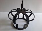 Metalen kroon tuindecoratie bloemschikken 25 cm, Antiek en Kunst, Curiosa en Brocante, Ophalen of Verzenden