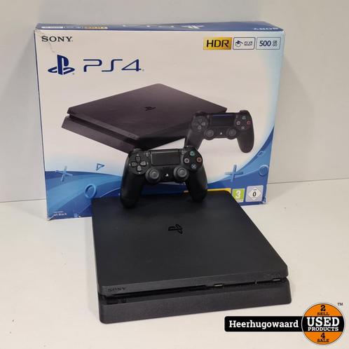 Playstation 4 Slim 512GB SSD Compleet in Doos in Nette Staat, Spelcomputers en Games, Spelcomputers | Sony PlayStation 4