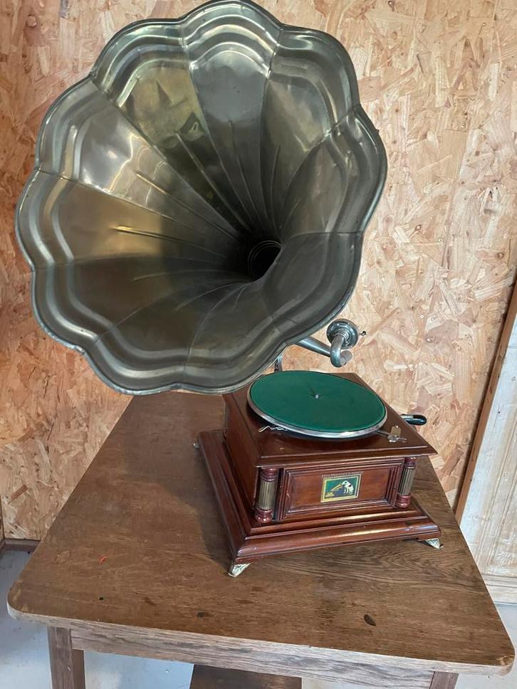Vintage His Master's Voice Grammofoon, Antiek en Kunst, Antiek | Overige Antiek, Ophalen
