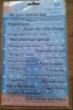 JOY stempels ' kerst, Ophalen of Verzenden, Nieuw, Clearstamp