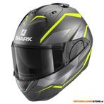 Shark EVO ES Yari Mat, Antraciet-Fluor, Motoren, Kleding | Motorhelmen, Ophalen of Verzenden, Nieuw met kaartje