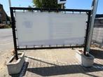 Frame voor reclamezeil (2780x2100mm) in beton gegoten, Ophalen, Overige materialen, Gebruikt, Zwart