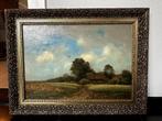 Schilderij Landschap Boerderij, Antiek en Kunst, Kunst | Schilderijen | Klassiek, Ophalen