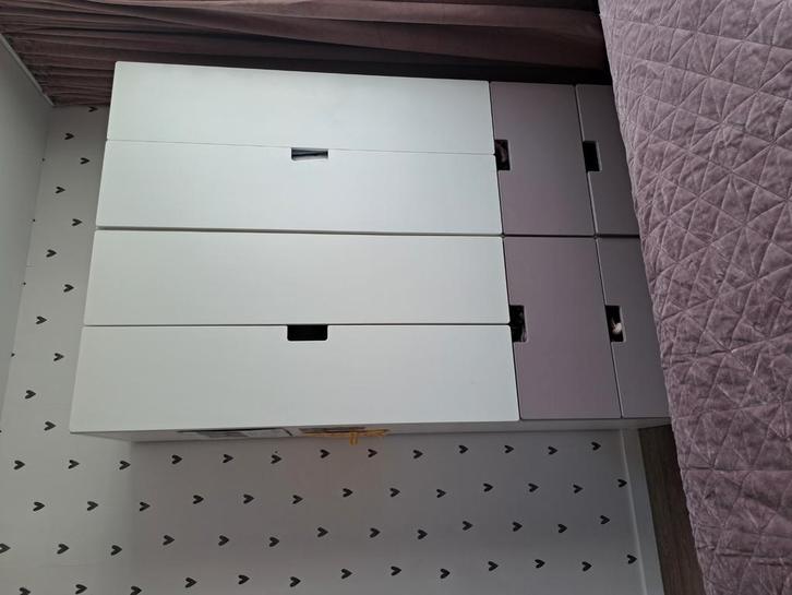 Twee ikea stuva kasten, Kinderen en Baby's, Kinderkamer | Commodes en Kasten, Gebruikt, 105 cm of meer, Minder dan 75 cm, 50 tot 70 cm