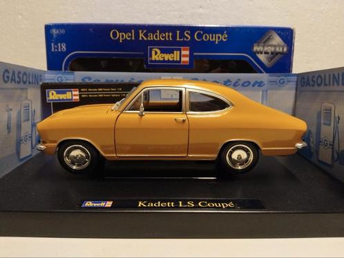 Opel Kadett Coupe LS oker geel Revell metal 1:18 KRD, Hobby en Vrije tijd, Modelauto's | 1:18, Zo goed als nieuw, Auto, Revell