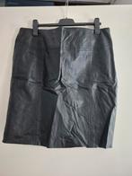 Zwarte nepleren rok mt 46, Ophalen of Verzenden, Zo goed als nieuw, Maat 46/48 (XL) of groter, Zwart