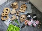 Box met diverse knutselspullen, Hobby en Vrije tijd, Knutselen, Ophalen, Nieuw, Materiaal