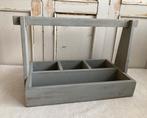 Brocante houten gereedschapskist - spijkerbak - vakkenbak, Ophalen of Verzenden