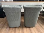 2 Curver Knit wasmanden Misty Blue, Huis en Inrichting, Badkamer | Badtextiel en Accessoires, Ophalen, Zo goed als nieuw, Blauw