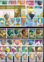 Ballonnen set series & blokken zie foto, Verzenden, Gestempeld, Vliegtuigen