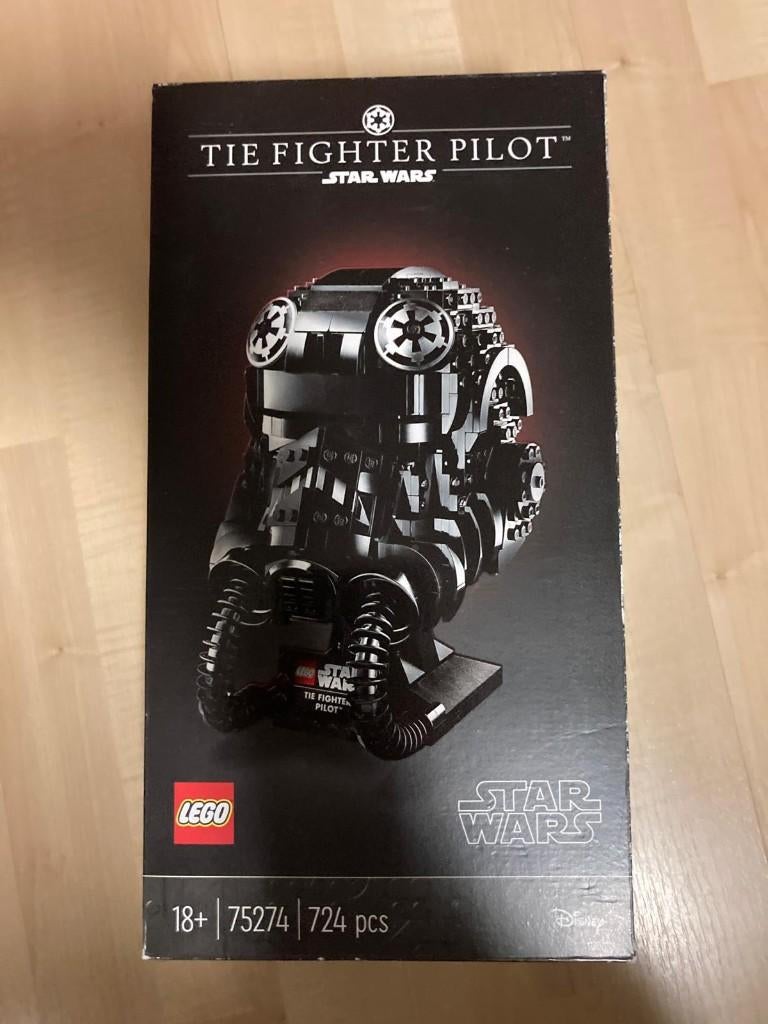 Lego 75274 Star Wars TIE Fighter Pilot Helm, Ophalen of Verzenden, Nieuw, Complete set, Lego