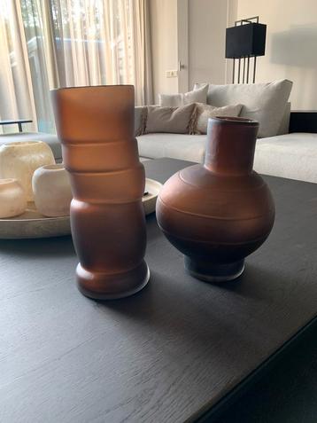 Dome Deco Eden vaas S  en DD vaas donker bruin beschikbaar voor biedingen