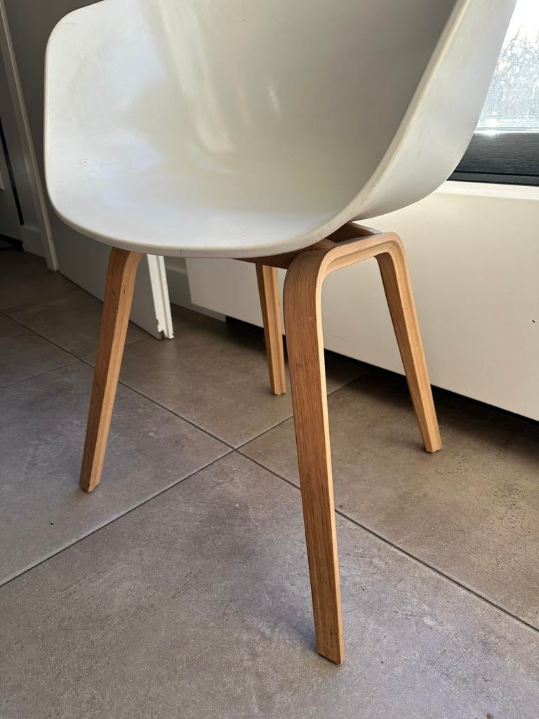 Hay eetkamerstoel, Huis en Inrichting, Stoelen, Gebruikt, Wit, Eén, Ophalen