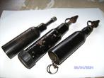 3 x ouderwetse vetspuiten ijzer vintage brocante oud, Antiek en Kunst, Ophalen of Verzenden