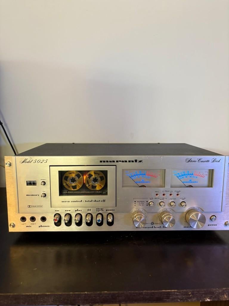 MARANTZ 5025 CASSETTE DECK, Audio, Tv en Foto, Cassettedecks, Enkel, Marantz, Tape counter, Ophalen of Verzenden