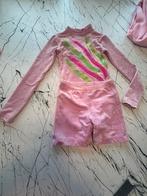 Turnpak + broek Rose velours, Sport en Fitness, Turnen, Verzenden, Nieuw, Kindermaat 122 t/m 140, Roze