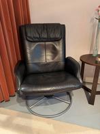 Leren Draaifauteuil Ikea, Huis en Inrichting, Ophalen, Gebruikt, Minder dan 75 cm, Leer