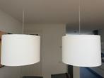 Mooie hanglampen off white, Huis en Inrichting, Lampen | Hanglampen, Minder dan 50 cm, Stof, Zo goed als nieuw, Naturel