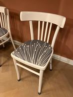 Vintage Eetkamerstoelen - Set van 4, Huis en Inrichting, Stoelen, Ophalen, Gebruikt, Wit, Eén