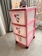Hello Kitty Ladekast met Wielen - Roze/Transparant, Kinderen en Baby's, Kinderkamer | Commodes en Kasten, Minder dan 75 cm, Nieuw
