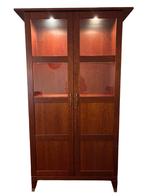 Servieskast kersenhout met verlichting, Ophalen, 50 tot 100 cm, 150 tot 200 cm, 25 tot 50 cm