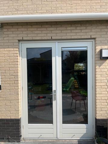 Houten tuindeuren met kozijn, 231x175 (hxb) beschikbaar voor biedingen