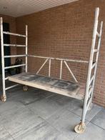 Kamersteiger Layher zeer degelijk in prima staat, Doe-het-zelf en Verbouw, Steigers, Ophalen, Gebruikt, Rolsteiger of Kamersteiger