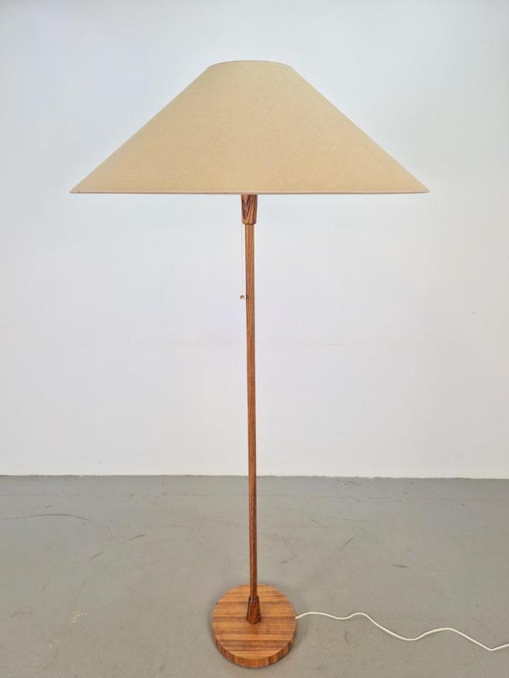 Vintage scandinavische vloerlamp teak mid century ‘60 lamp, Huis en Inrichting, Lampen | Vloerlampen, Gebruikt, 150 tot 200 cm