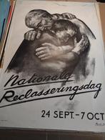 Nationale Reclasseringsdag., Ophalen of Verzenden, Deurposter of groter, Rechthoekig Staand
