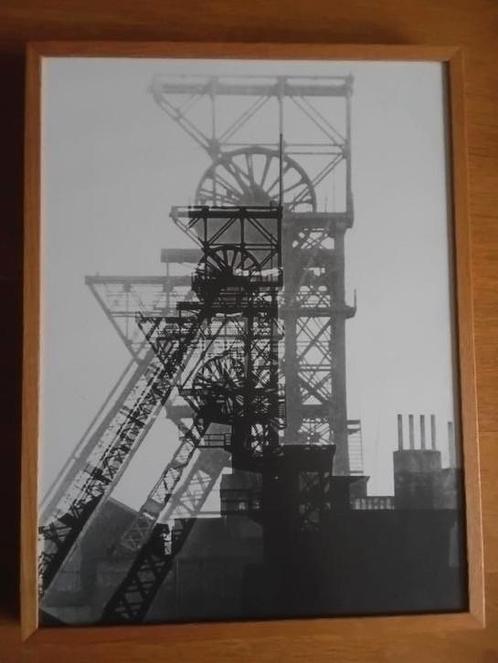 Mijnschacht Compilatie foto Schachtwiel form.41,5 x 31,5 CM, Verzamelen, Foto's en Prenten, Zo goed als nieuw, Overige onderwerpen