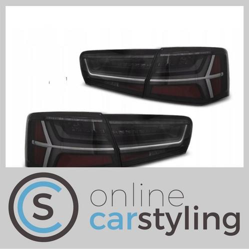 LED Achterlichten Audi A6 C7 Sedan Zwart Lightbar Design, Auto-onderdelen, Verlichting, Audi, Nieuw, Ophalen of Verzenden