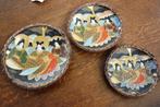 Set wandborden chinees / japans SATSUMA, Antiek en Kunst, Ophalen of Verzenden