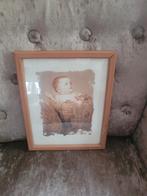 Leuk schilderijtje baby in mand, Ophalen