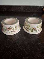 2 eierdopjes/kaarsenhouders Birds of Britain van Portmeirion, Ophalen of Verzenden