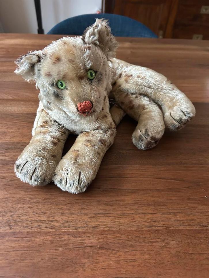 Vintage Steiff Panter - Jaren 60, Verzamelen, Speelgoed, Gebruikt, Ophalen of Verzenden