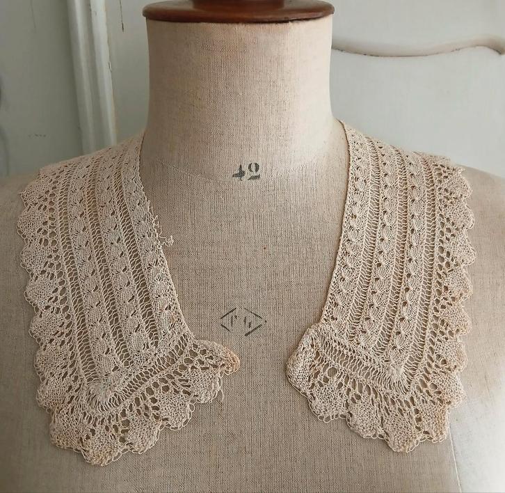 brocante kraag, Antiek en Kunst, Antiek | Kleding en Accessoires, Dames, Ophalen of Verzenden