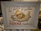 Vintage Norma Matras Lichtbak Reclame, Antiek en Kunst, Ophalen of Verzenden